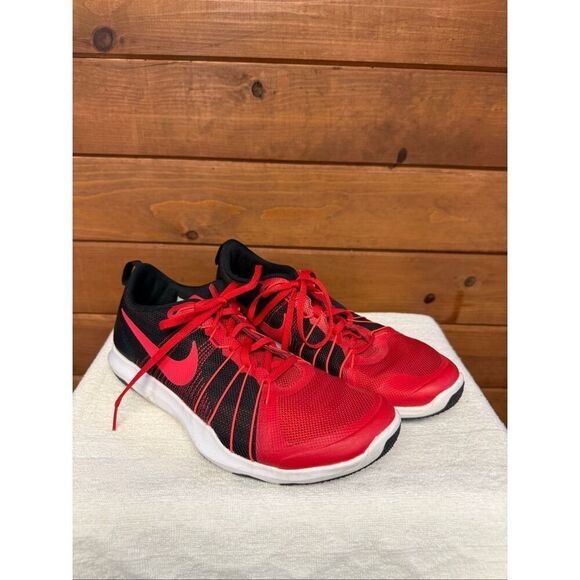 Nike Mens Flex Train Aver University Red/Black training shoe  Sz 10 831568-600
